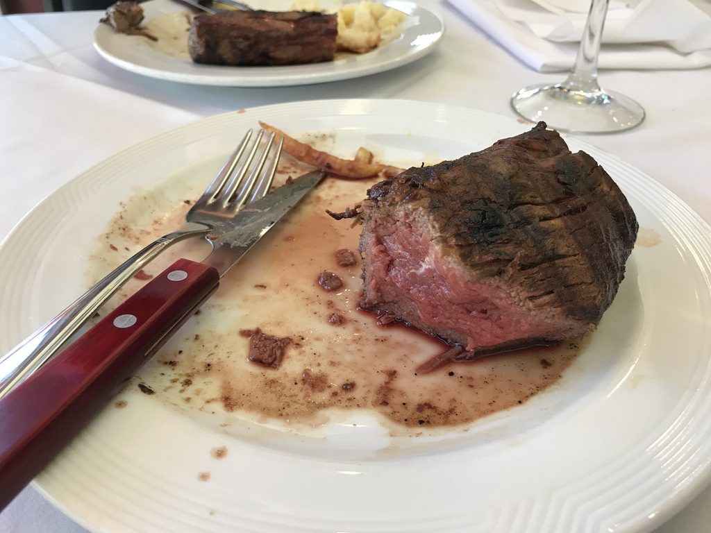 Cast Iron Steak Rare